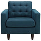 Modway Empress Upholstered Fabric Armchair FredCo