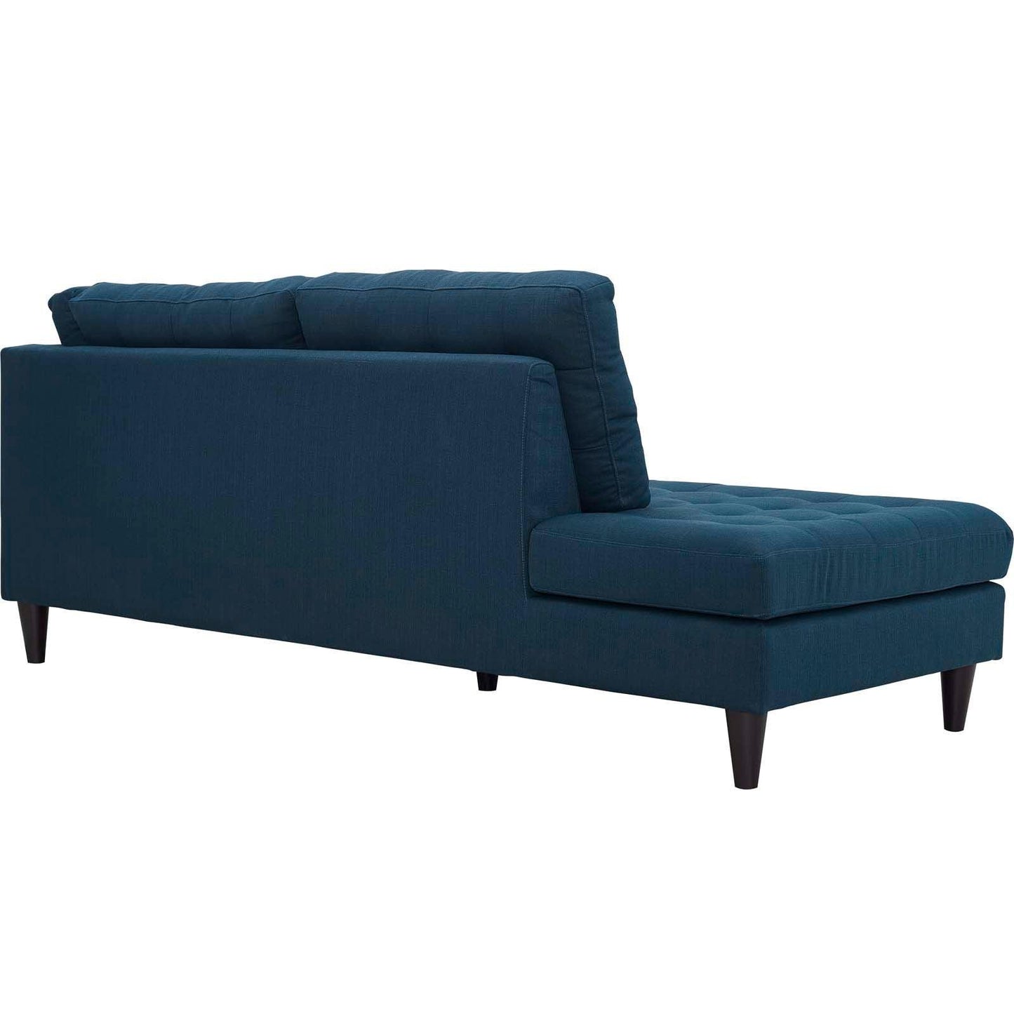 Modway Empress Upholstered Fabric Left Facing Bumper FredCo