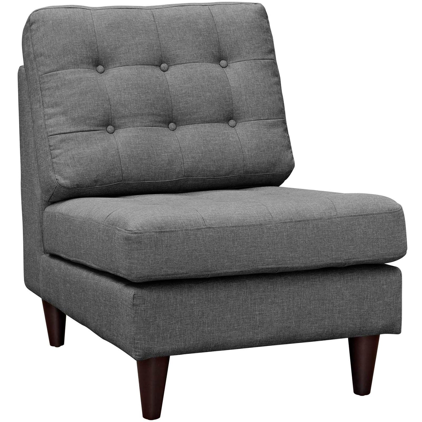 Modway Empress Upholstered Fabric Lounge Chair FredCo