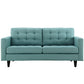 Modway Empress Upholstered Fabric Loveseat FredCo