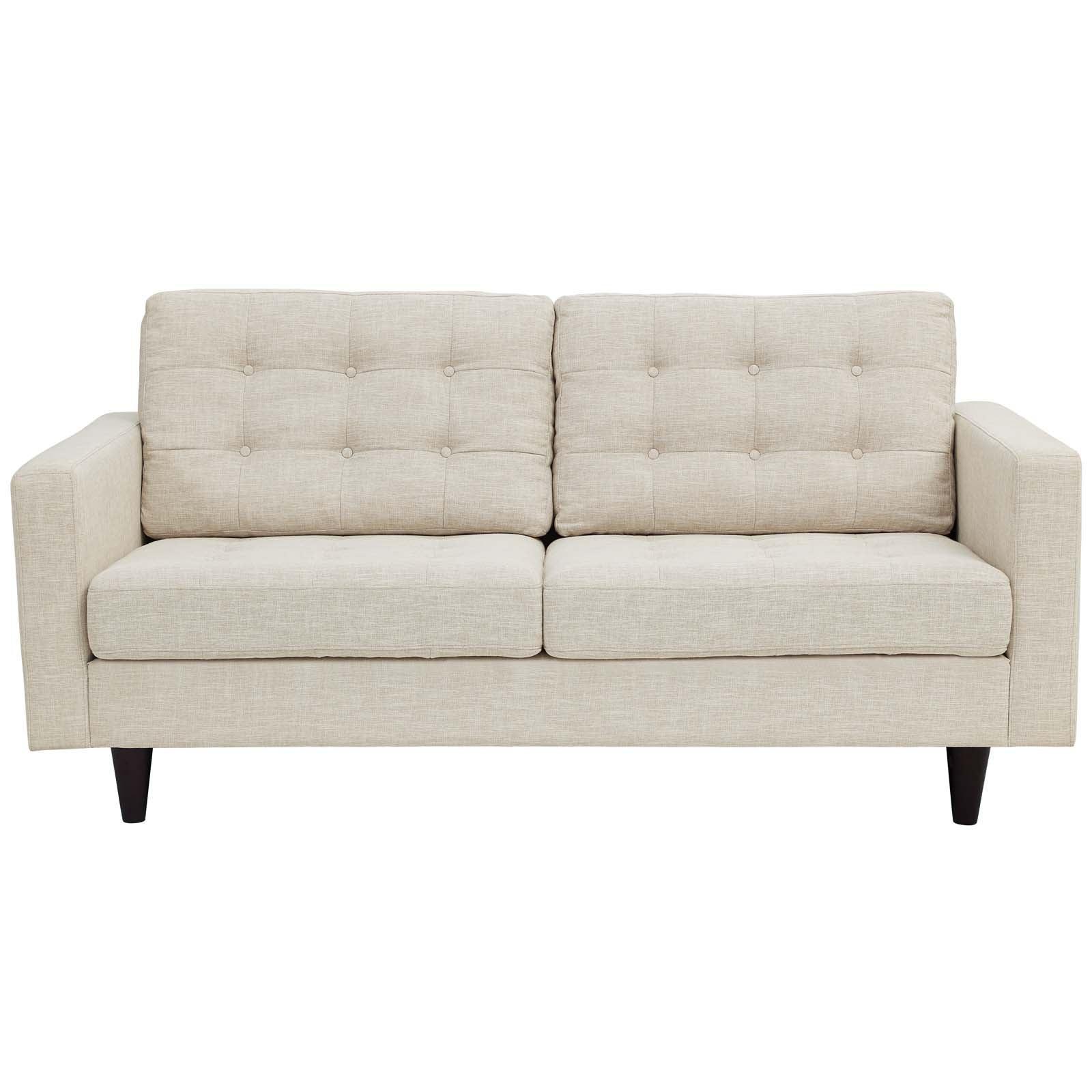 Modway Empress Upholstered Fabric Loveseat FredCo