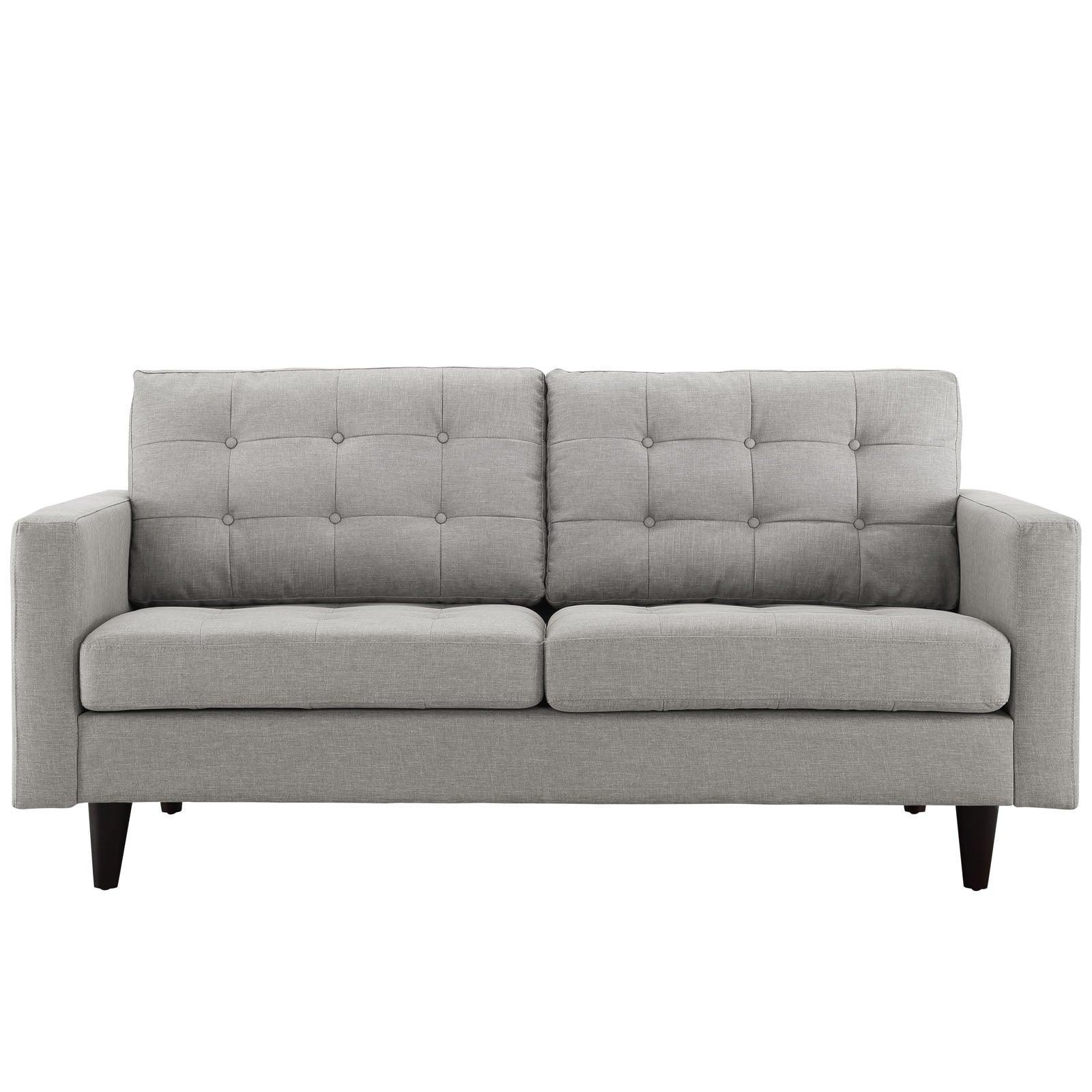 Modway Empress Upholstered Fabric Loveseat FredCo