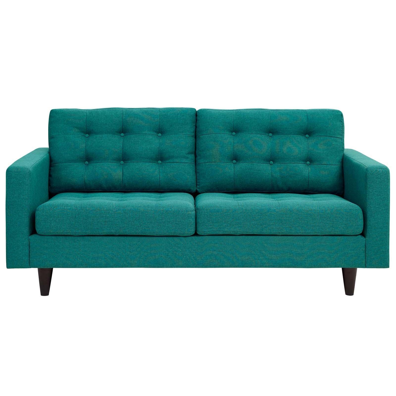 Modway Empress Upholstered Fabric Loveseat FredCo