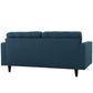 Modway Empress Upholstered Fabric Loveseat FredCo