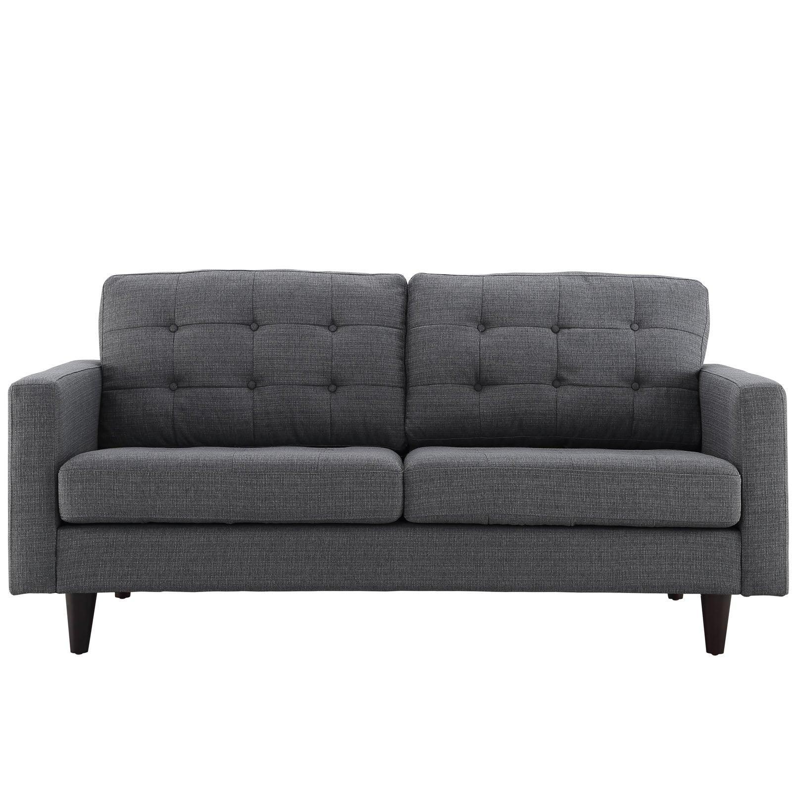 Modway Empress Upholstered Fabric Loveseat FredCo