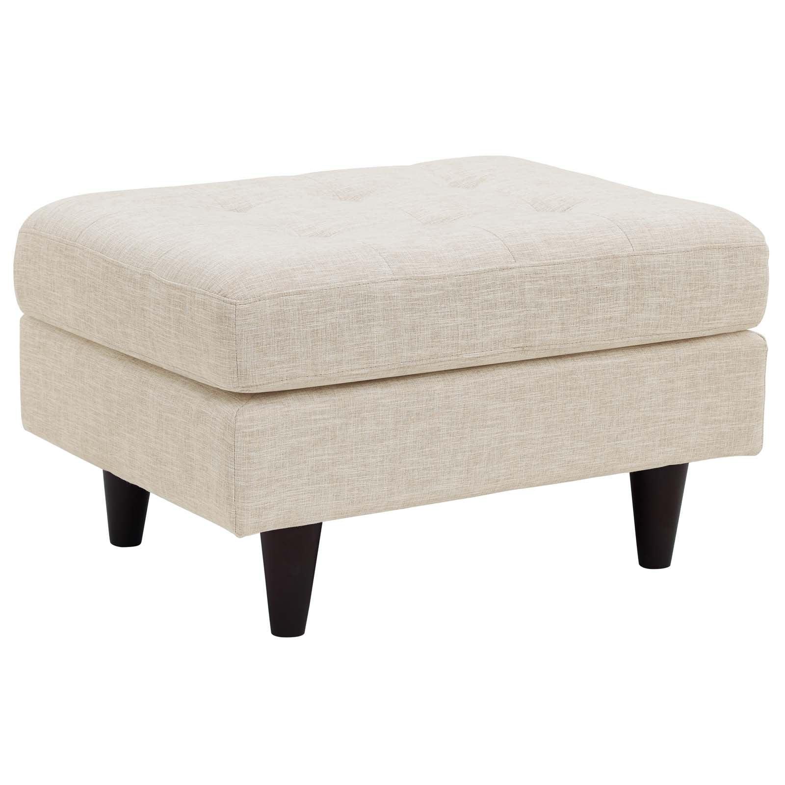 Modway Empress Upholstered Fabric Ottoman FredCo