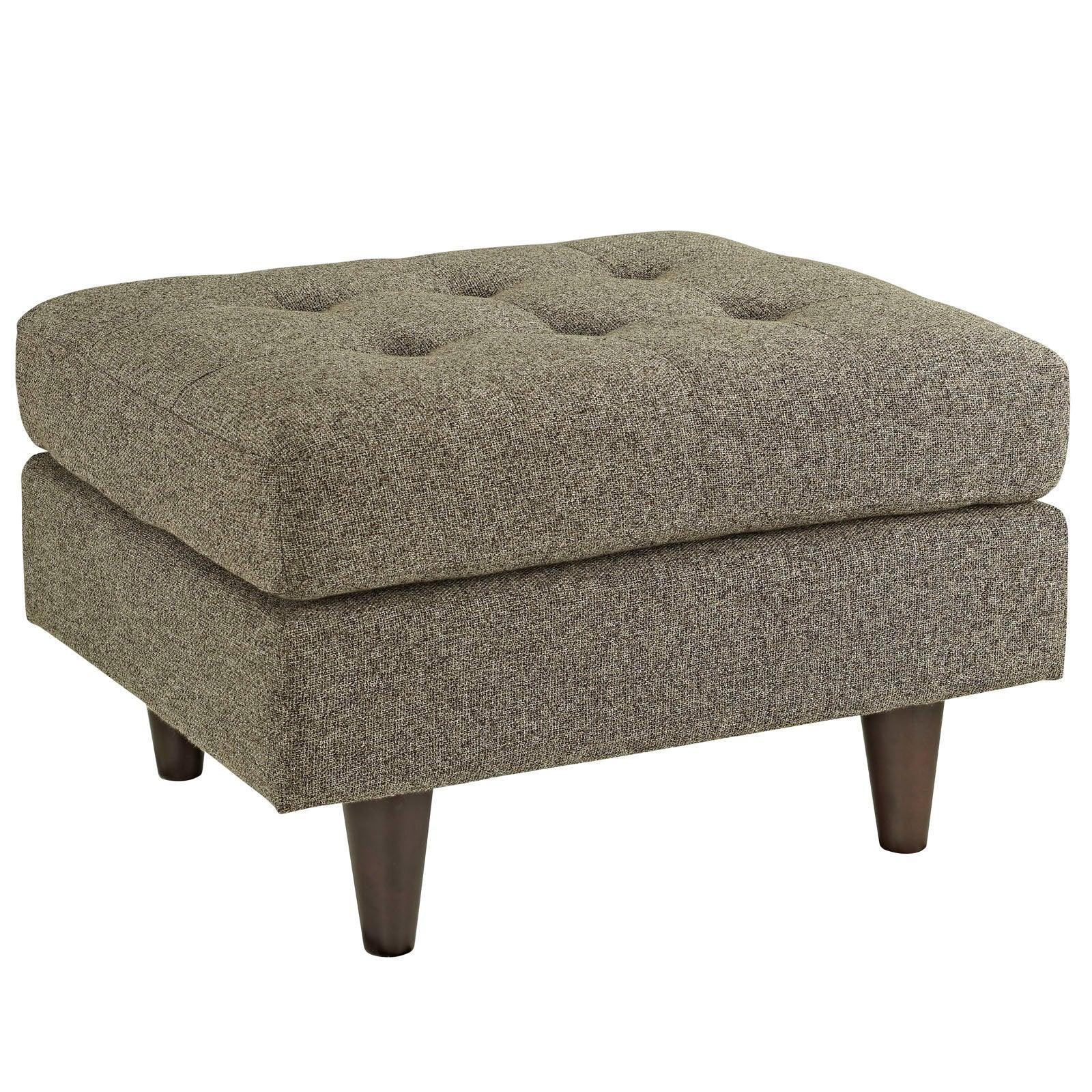 Modway Empress Upholstered Fabric Ottoman FredCo