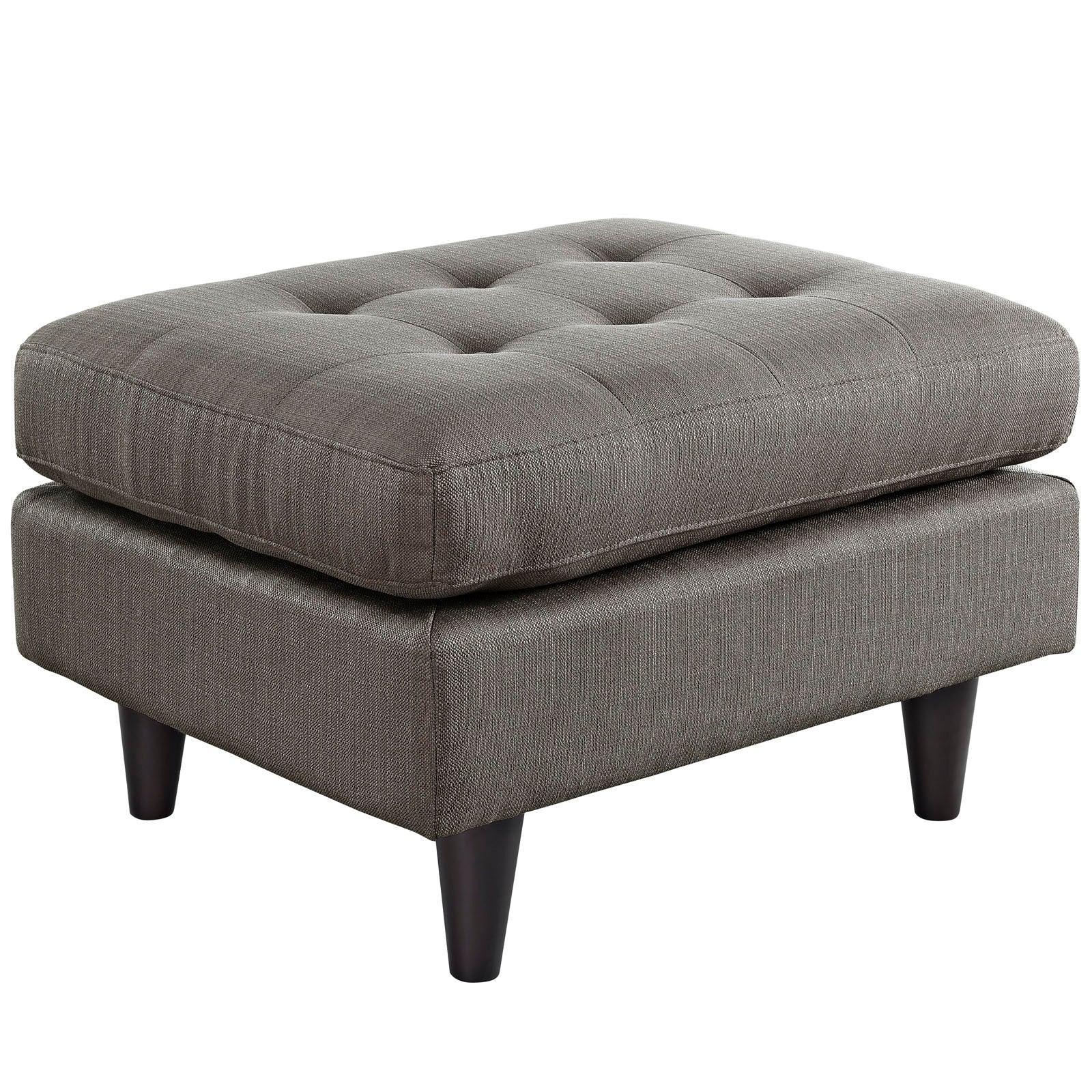 Modway Empress Upholstered Fabric Ottoman FredCo