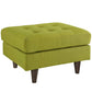 Modway Empress Upholstered Fabric Ottoman FredCo