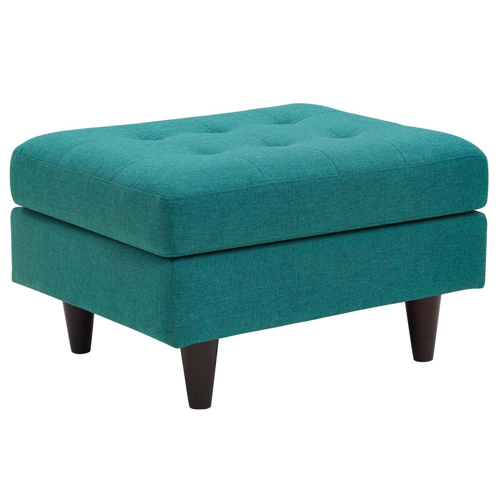 Modway Empress Upholstered Fabric Ottoman FredCo