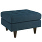 Modway Empress Upholstered Fabric Ottoman FredCo