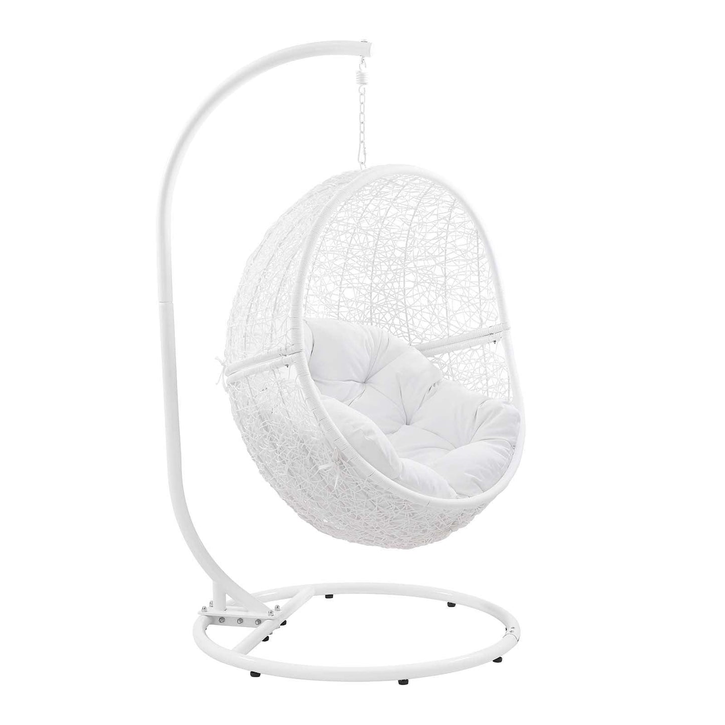 Modway Encase Outdoor Patio Outdoor Patio Rattan Swing Chair FredCo