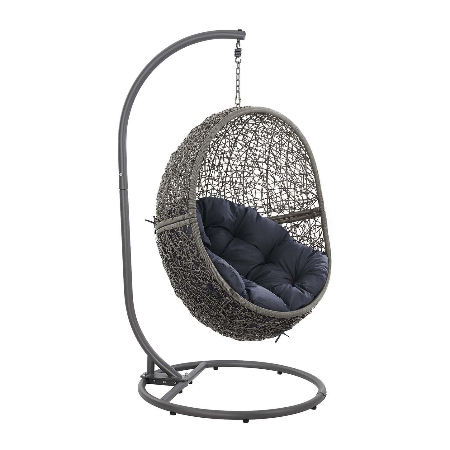 Modway Encase Outdoor Patio Outdoor Patio Rattan Swing Chair FredCo