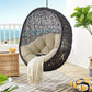 Modway Encase Sunbrella® Fabric Swing Outdoor Patio Lounge Chair Without Stand FredCo