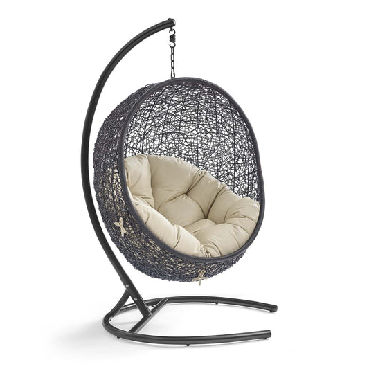 Modway Encase Sunbrella® Swing Outdoor Patio Lounge Chair FredCo