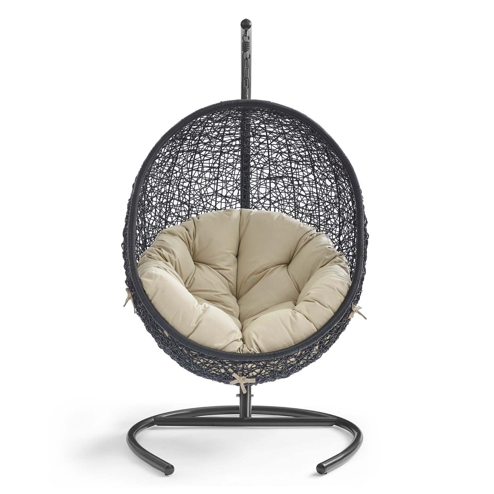 Modway Encase Sunbrella® Swing Outdoor Patio Lounge Chair FredCo