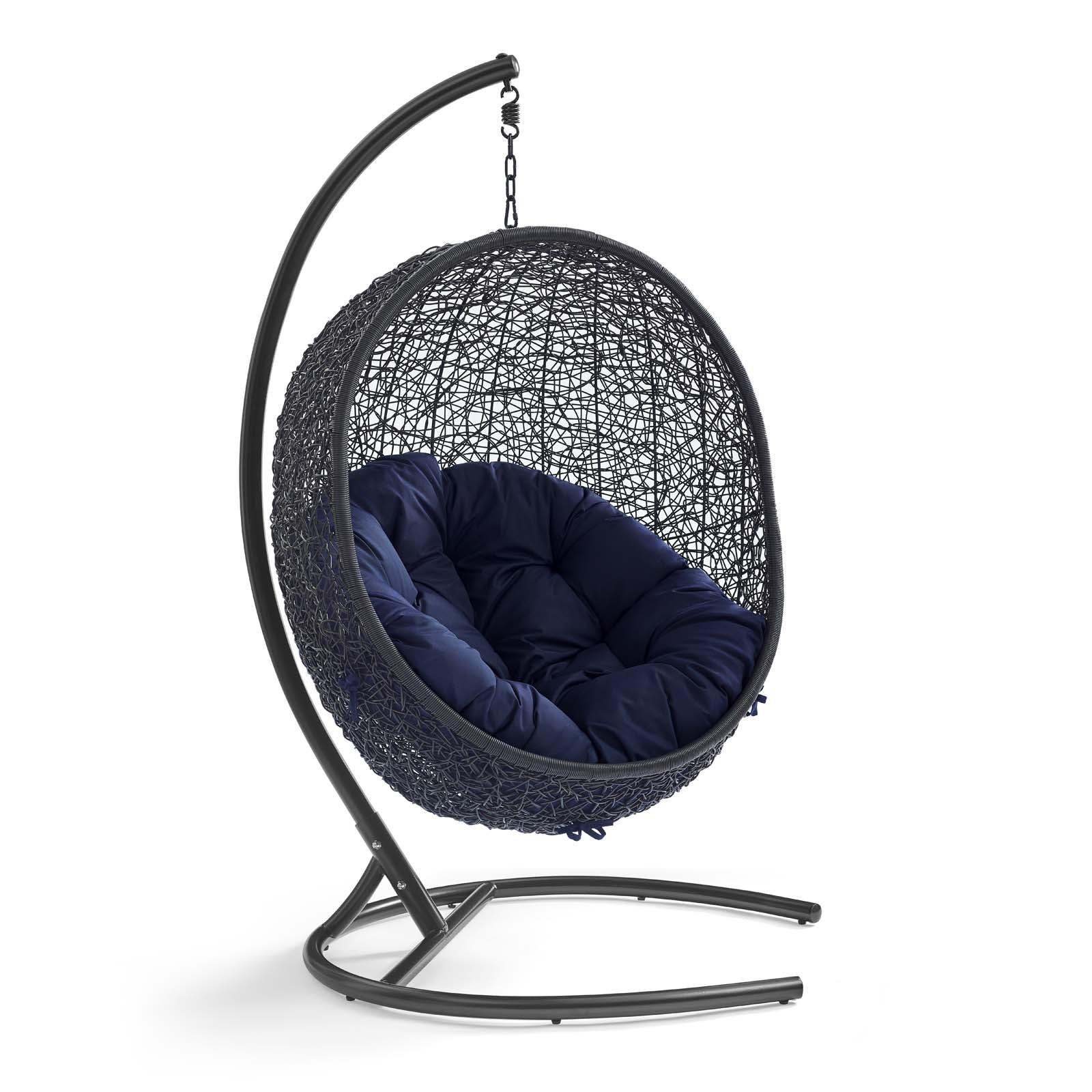 Modway Encase Sunbrella® Swing Outdoor Patio Lounge Chair FredCo