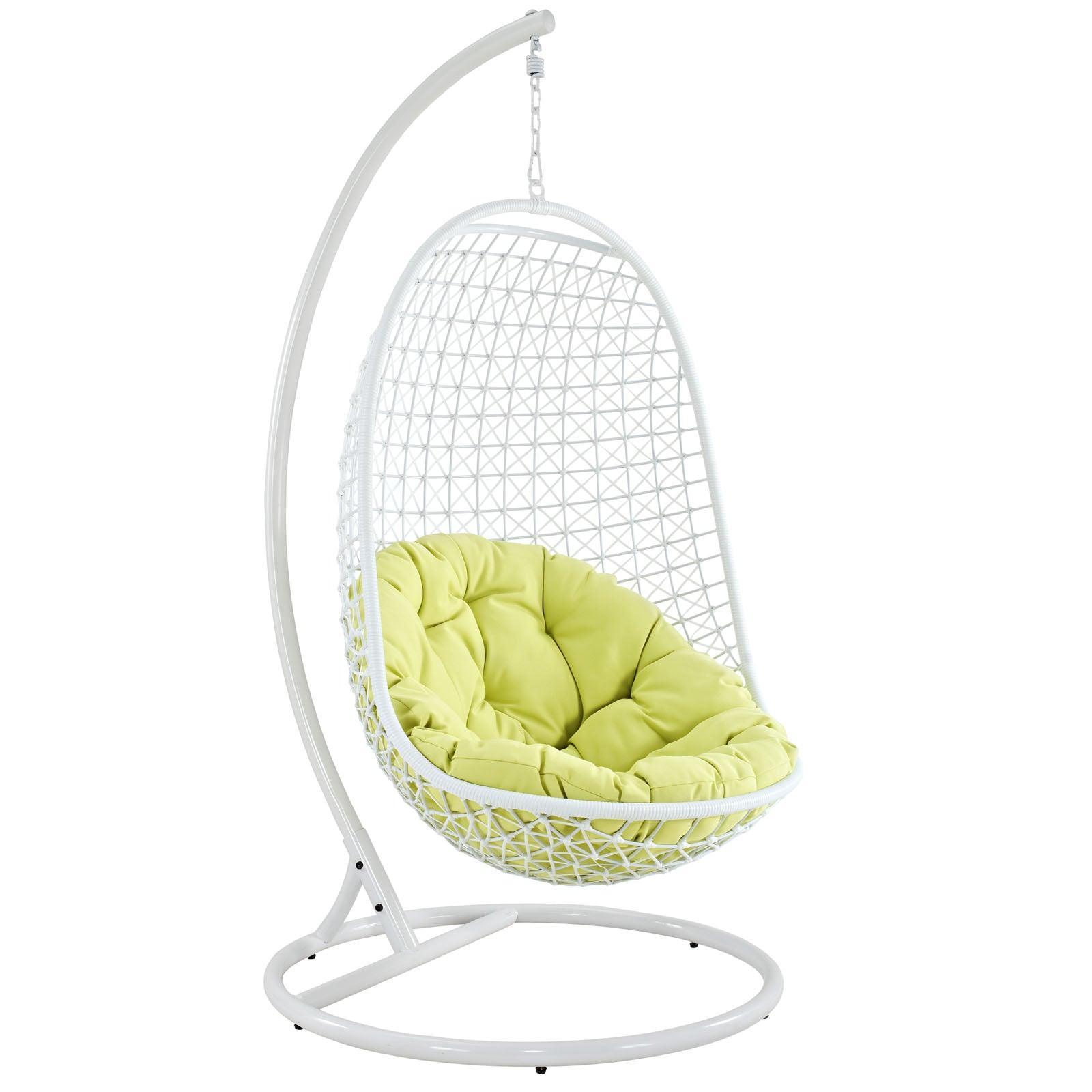 Modway Encounter Swing Outdoor Patio Fabric Lounge Chair FredCo