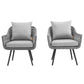 Modway Endeavor Armchair Outdoor Patio Wicker Rattan Set of 2 FredCo