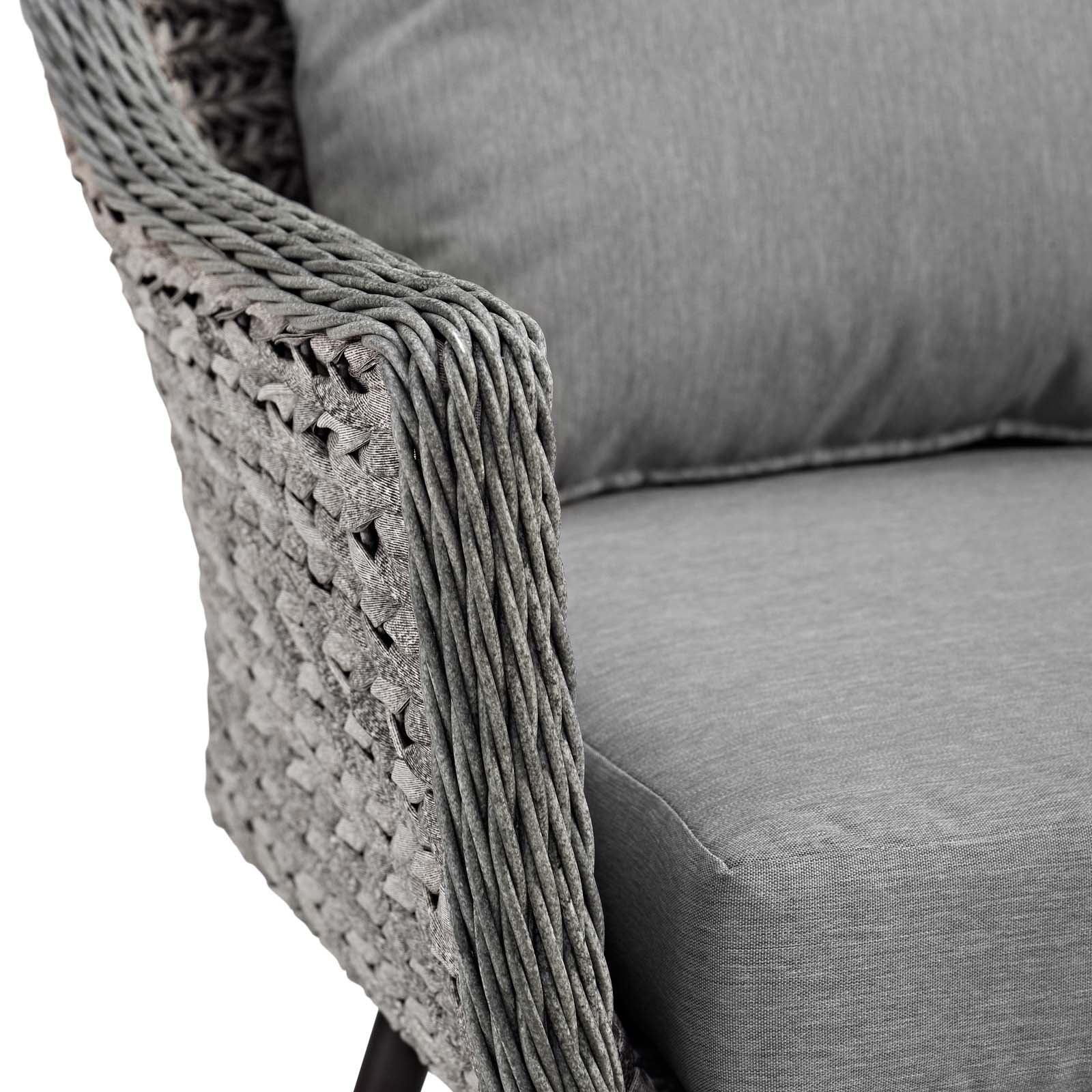 Modway Endeavor Outdoor Patio Wicker Rattan Armchair FredCo