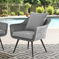 Modway Endeavor Outdoor Patio Wicker Rattan Armchair FredCo
