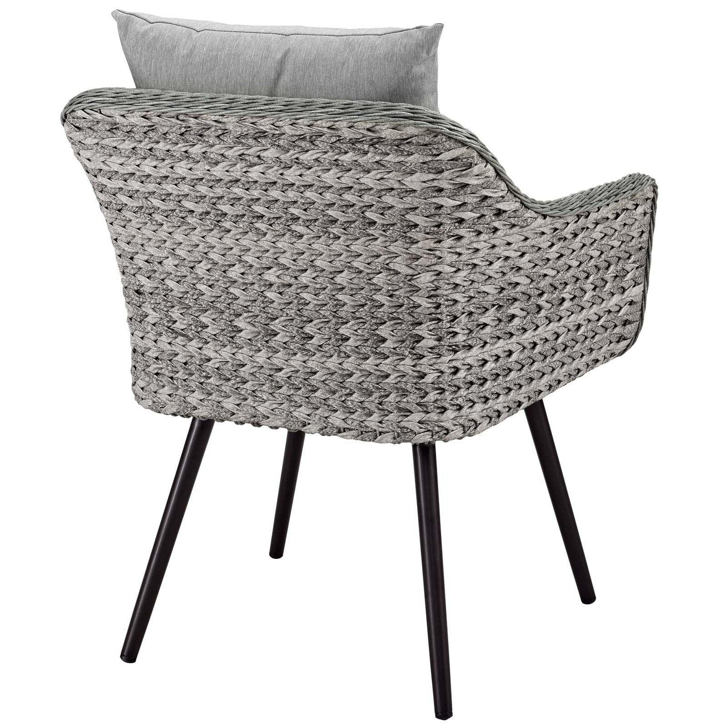 Modway Endeavor Outdoor Patio Wicker Rattan Armchair FredCo