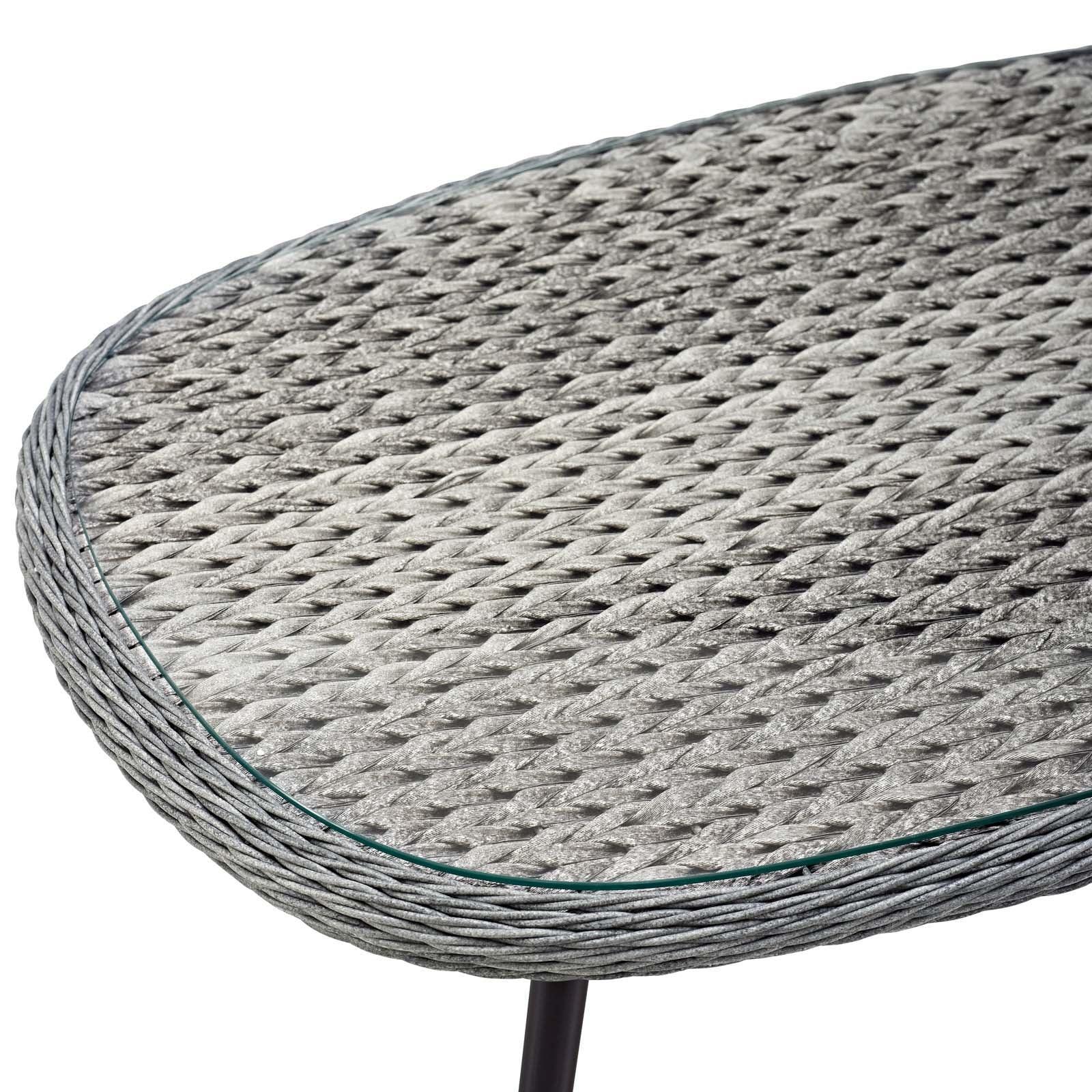 Modway Endeavor Outdoor Patio Wicker Rattan Coffee Table FredCo