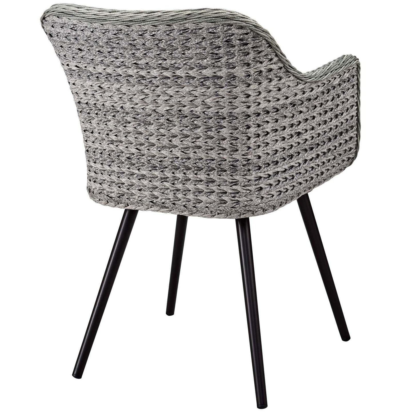 Modway Endeavor Outdoor Patio Wicker Rattan Dining Armchair FredCo