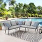 Modway Endeavor Outdoor Patio Wicker Rattan Sectional Sofa FredCo