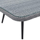 Modway Endeavor Outdoor Patio Wicker Rattan Square Coffee Table FredCo
