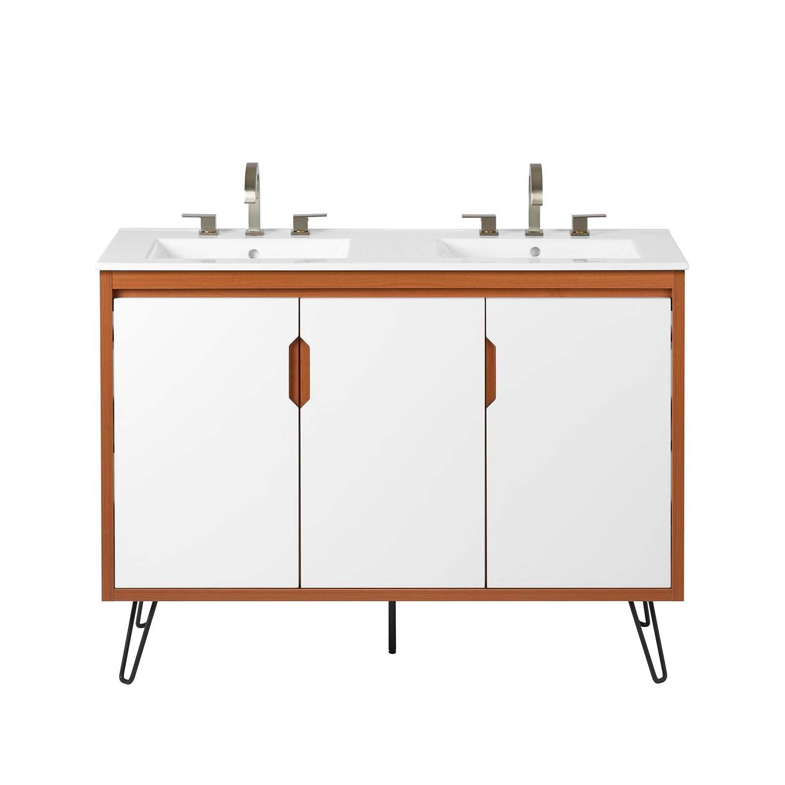 Modway Energize 48" Double Sink Bathroom Vanity FredCo
