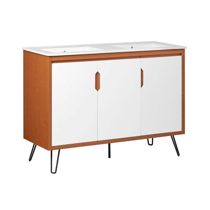 Modway Energize 48" Double Sink Bathroom Vanity FredCo