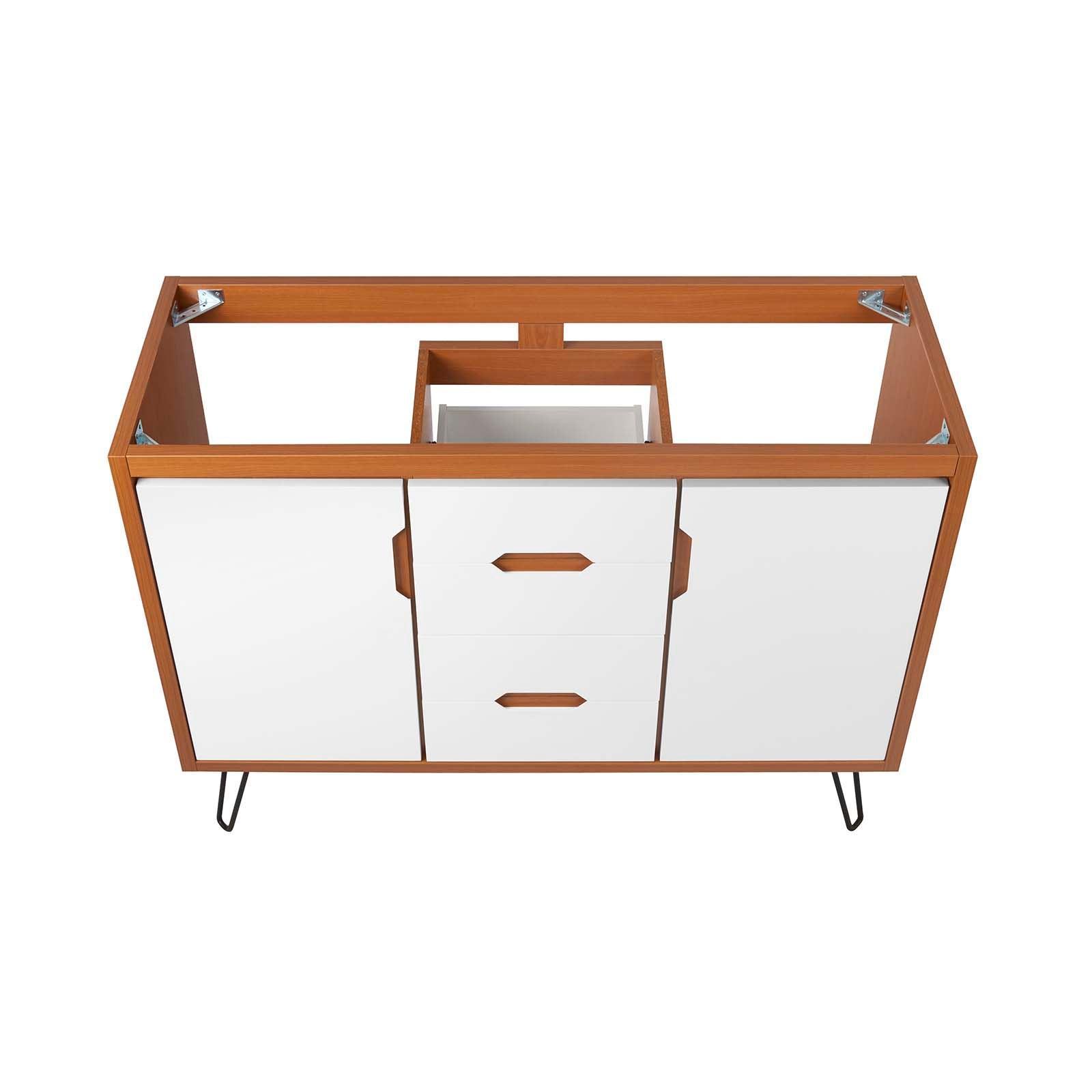 Modway Energize 48" Double Sink Compatible (Not Included) Bathroom Vanity Cabinet FredCo