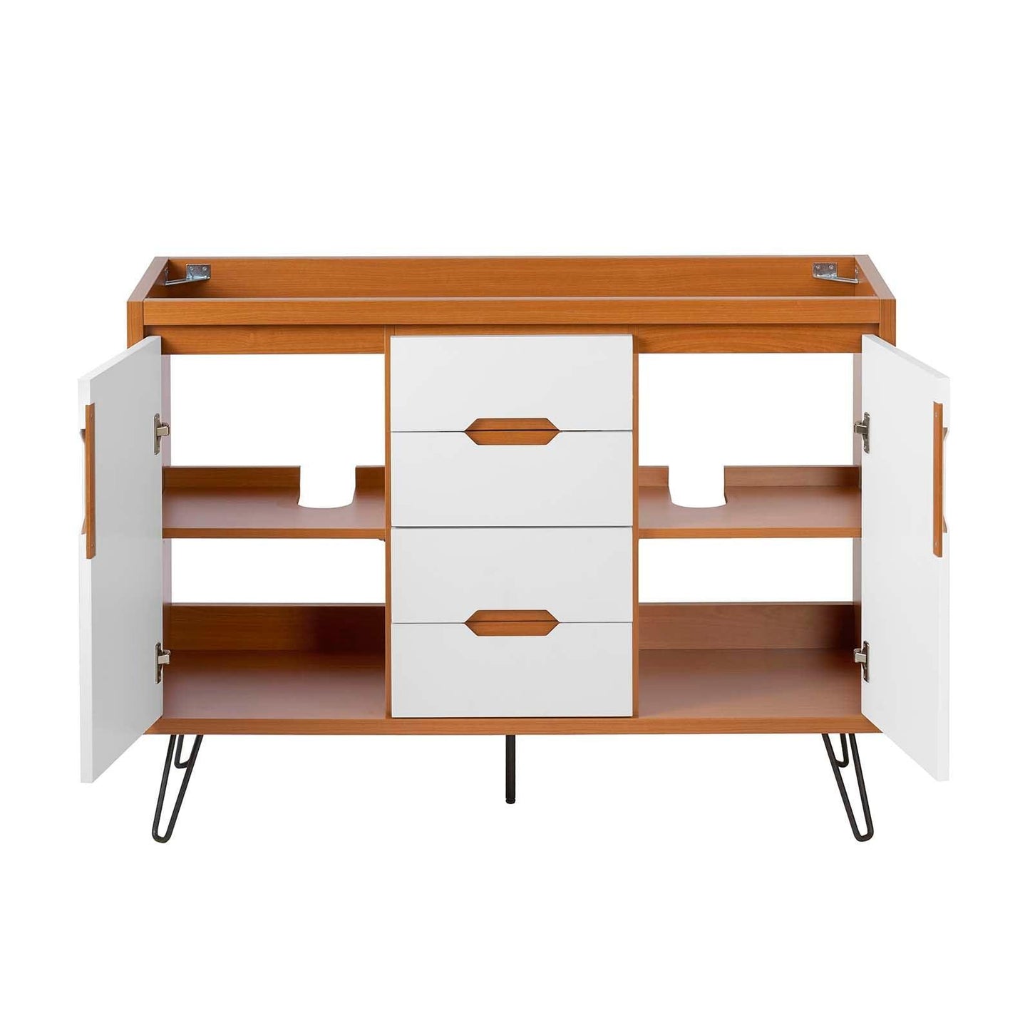 Modway Energize 48" Double Sink Compatible (Not Included) Bathroom Vanity Cabinet FredCo
