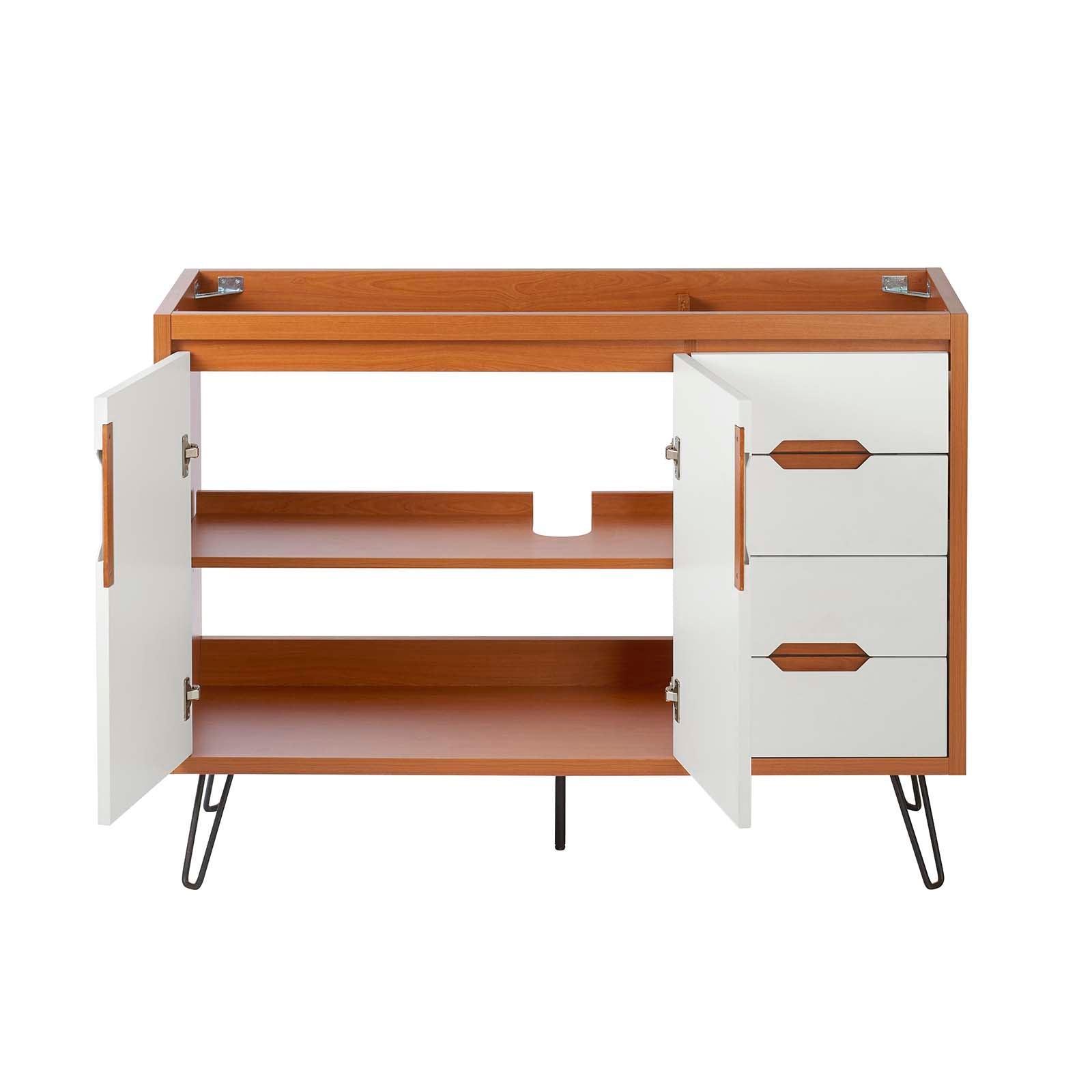 Modway Energize 48" Single Sink Compatible (Not Included) Bathroom Vanity Cabinet FredCo