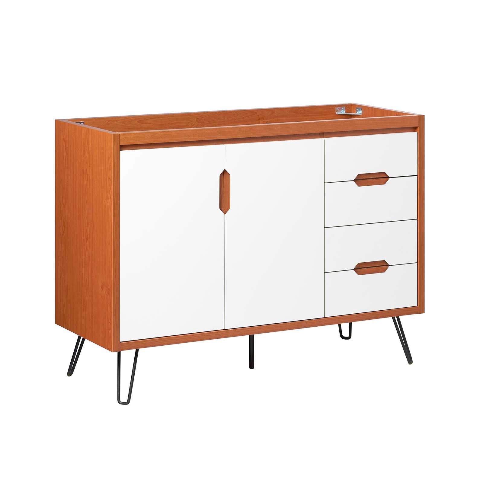 Modway Energize 48" Single Sink Compatible (Not Included) Bathroom Vanity Cabinet FredCo