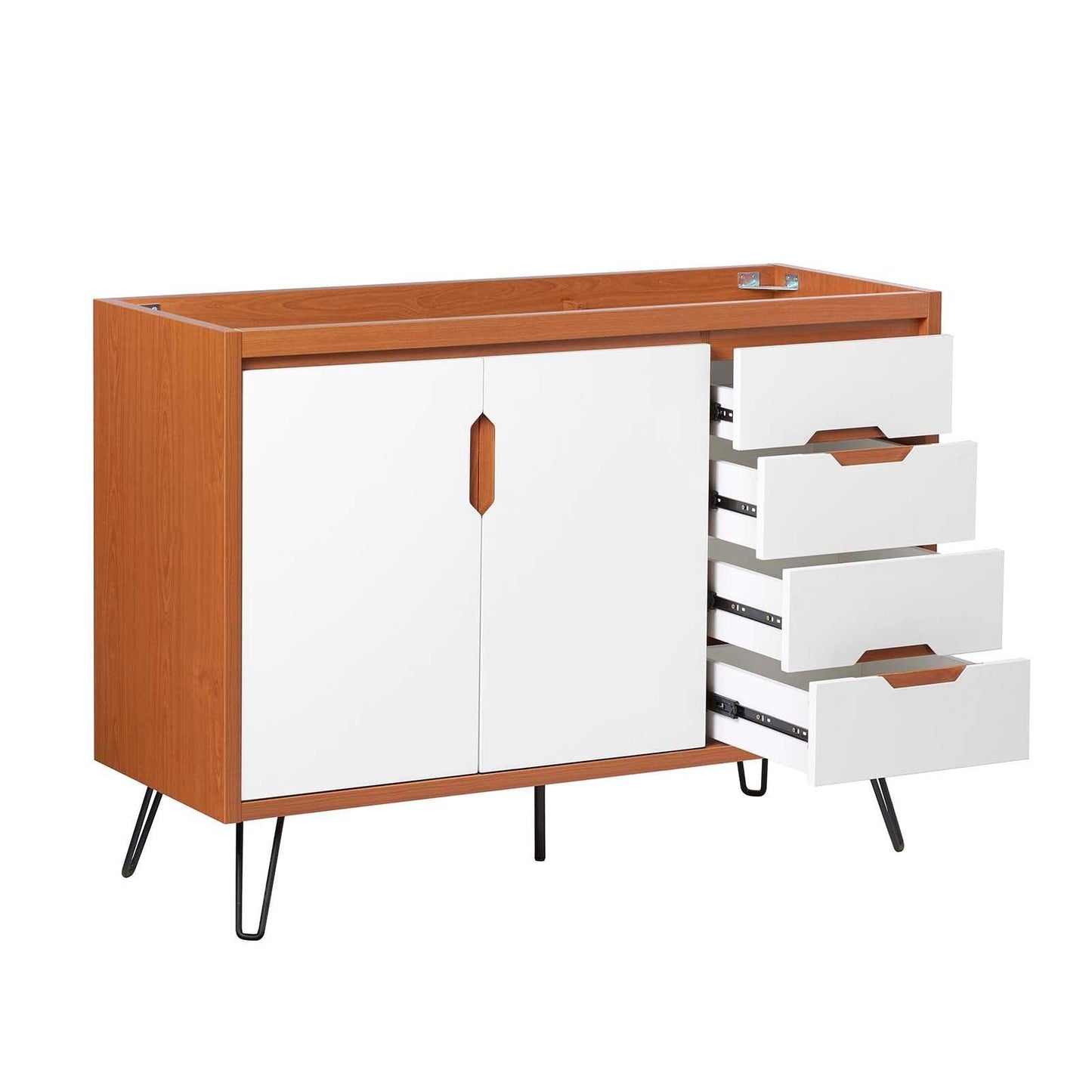 Modway Energize 48" Single Sink Compatible (Not Included) Bathroom Vanity Cabinet FredCo