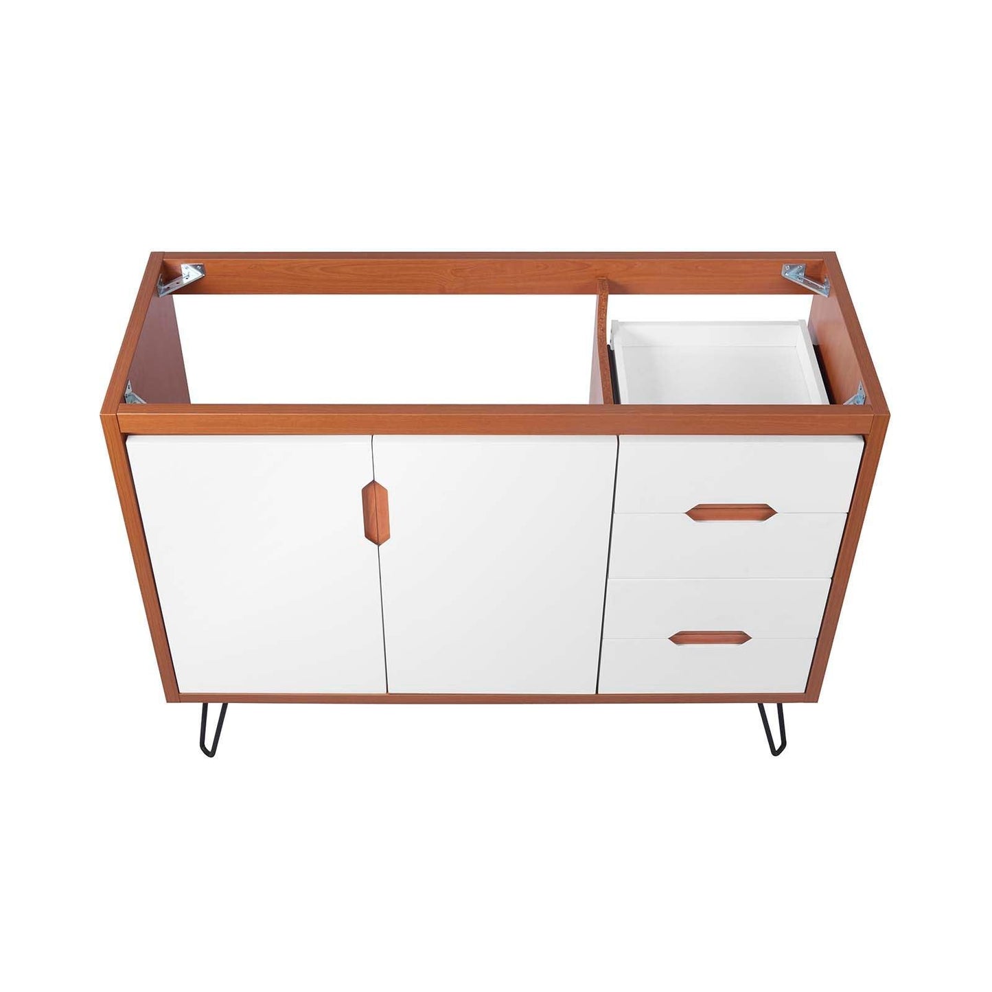 Modway Energize 48" Single Sink Compatible (Not Included) Bathroom Vanity Cabinet FredCo