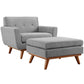 Modway Engage 2 Piece Armchair and Ottoman FredCo
