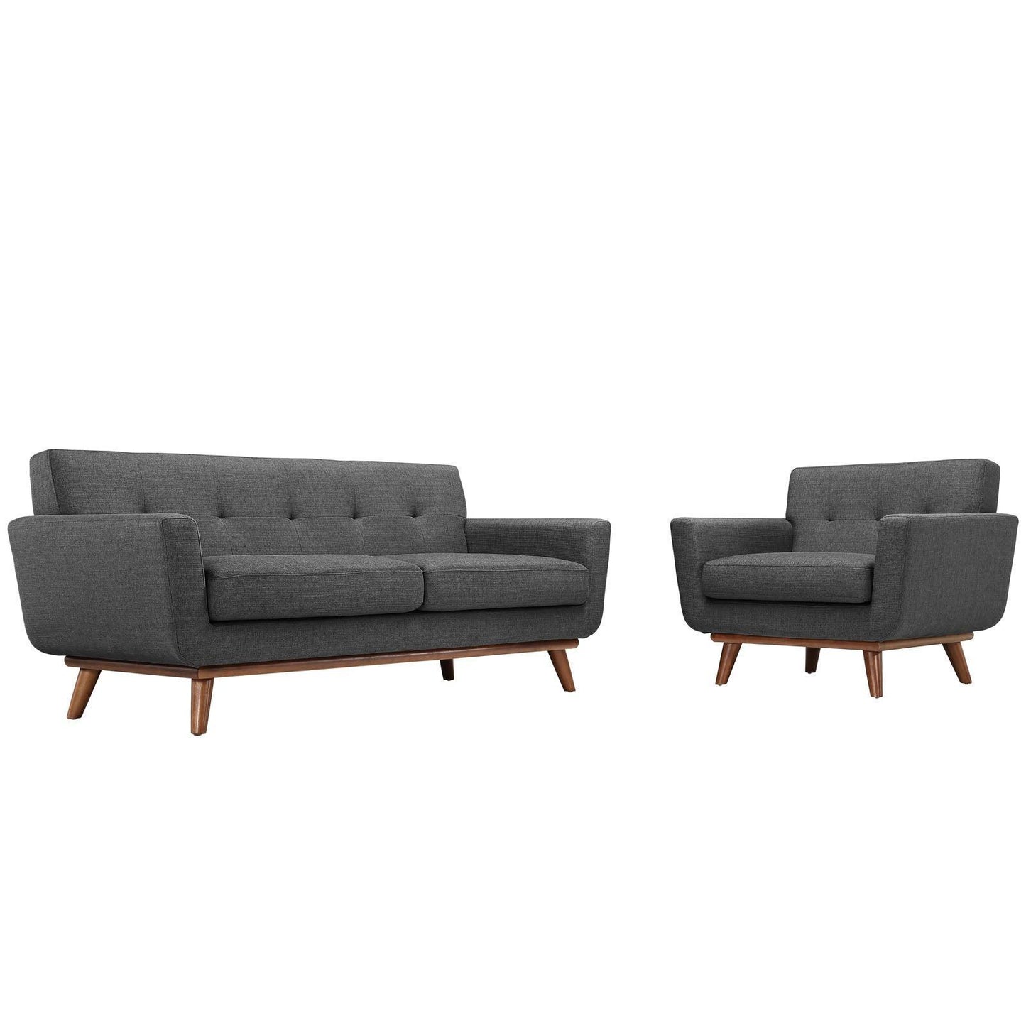 Modway Engage Armchair and Loveseat Set of 2 FredCo