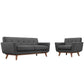 Modway Engage Armchair and Loveseat Set of 2 FredCo