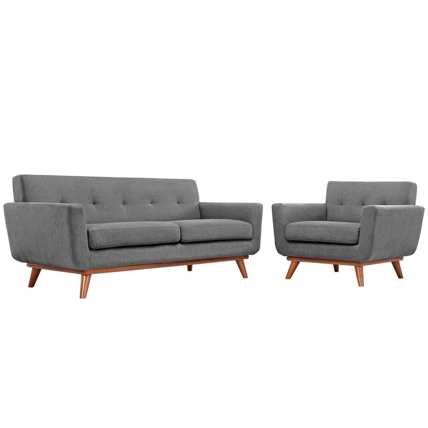 Modway Engage Armchair and Loveseat Set of 2 FredCo