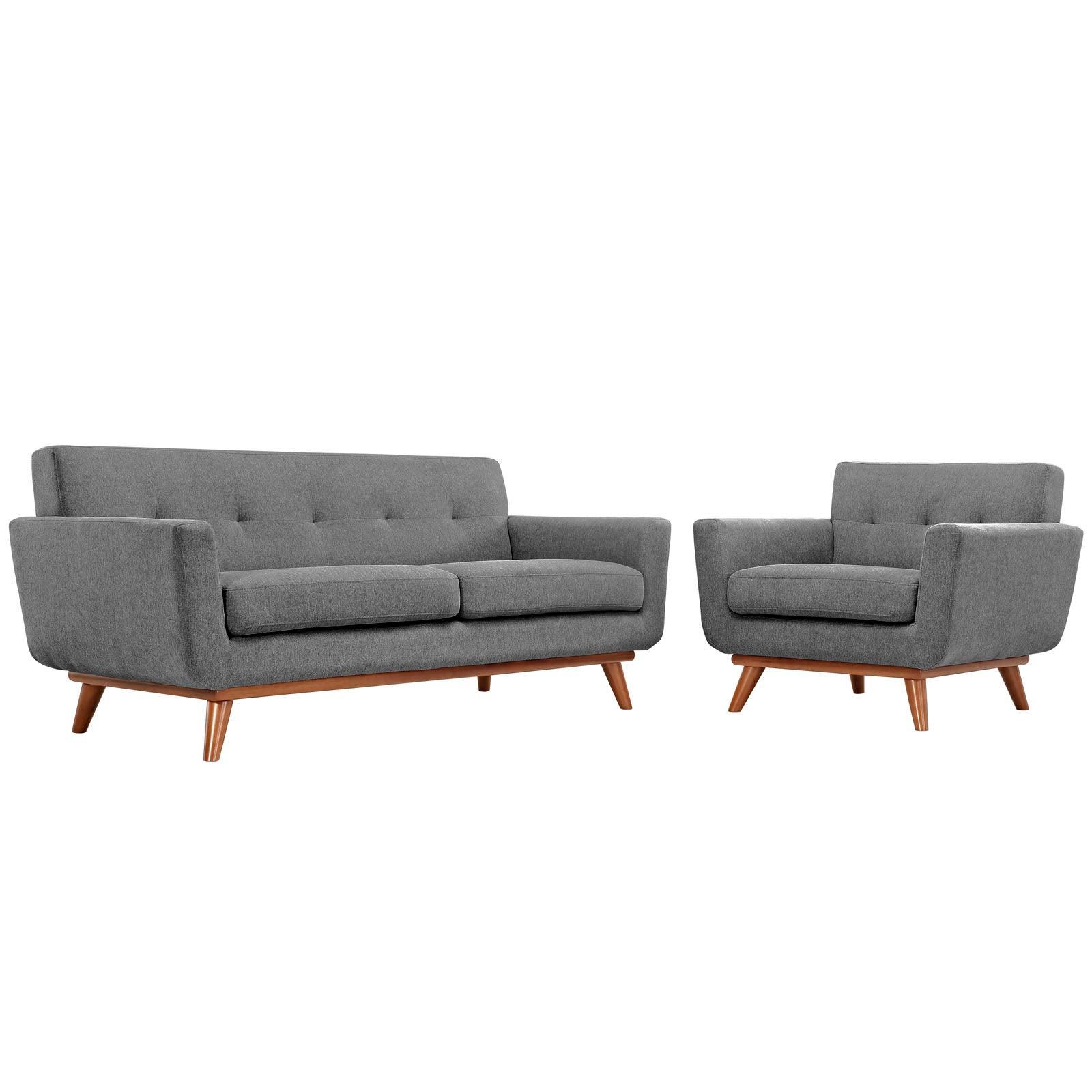 Modway Engage Armchair and Loveseat Set of 2 FredCo