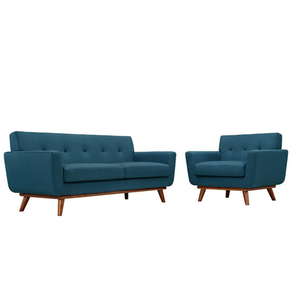 Modway Engage Armchair and Loveseat Set of 2 FredCo
