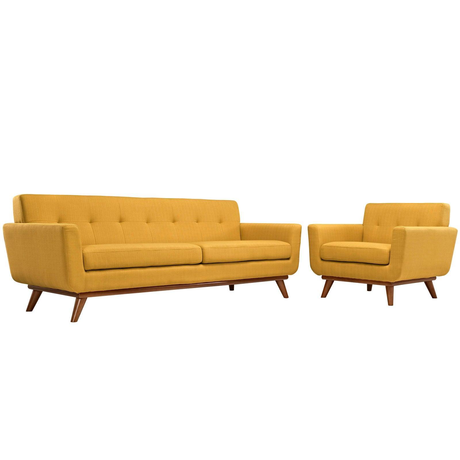 Modway Engage Armchair and Sofa Set of 2 FredCo