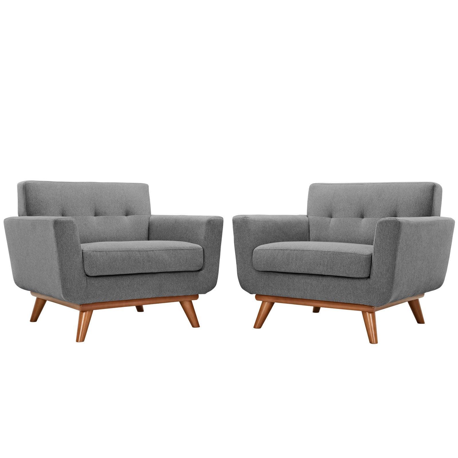 Modway Engage Armchair Wood Set of 2 FredCo