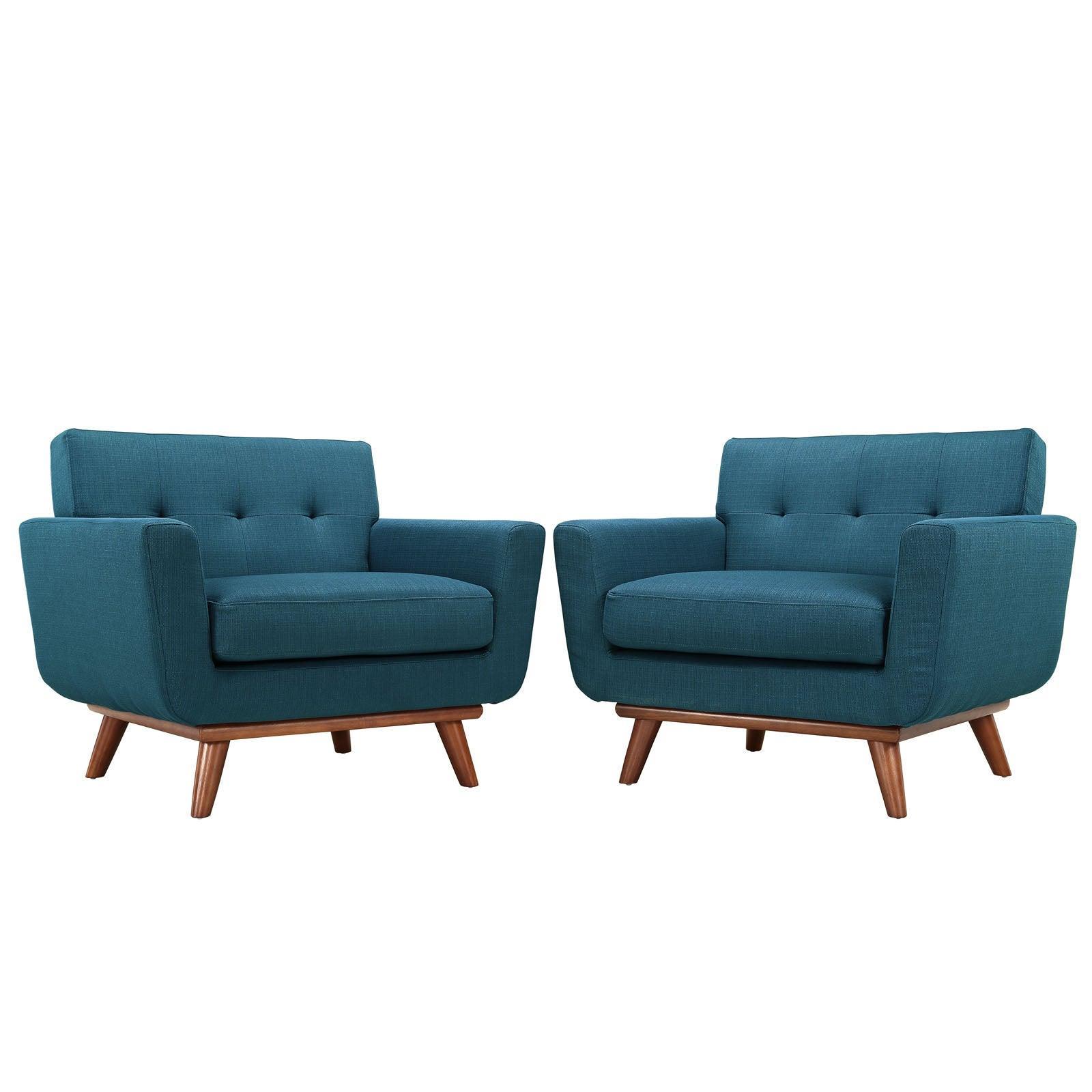 Modway Engage Armchair Wood Set of 2 FredCo