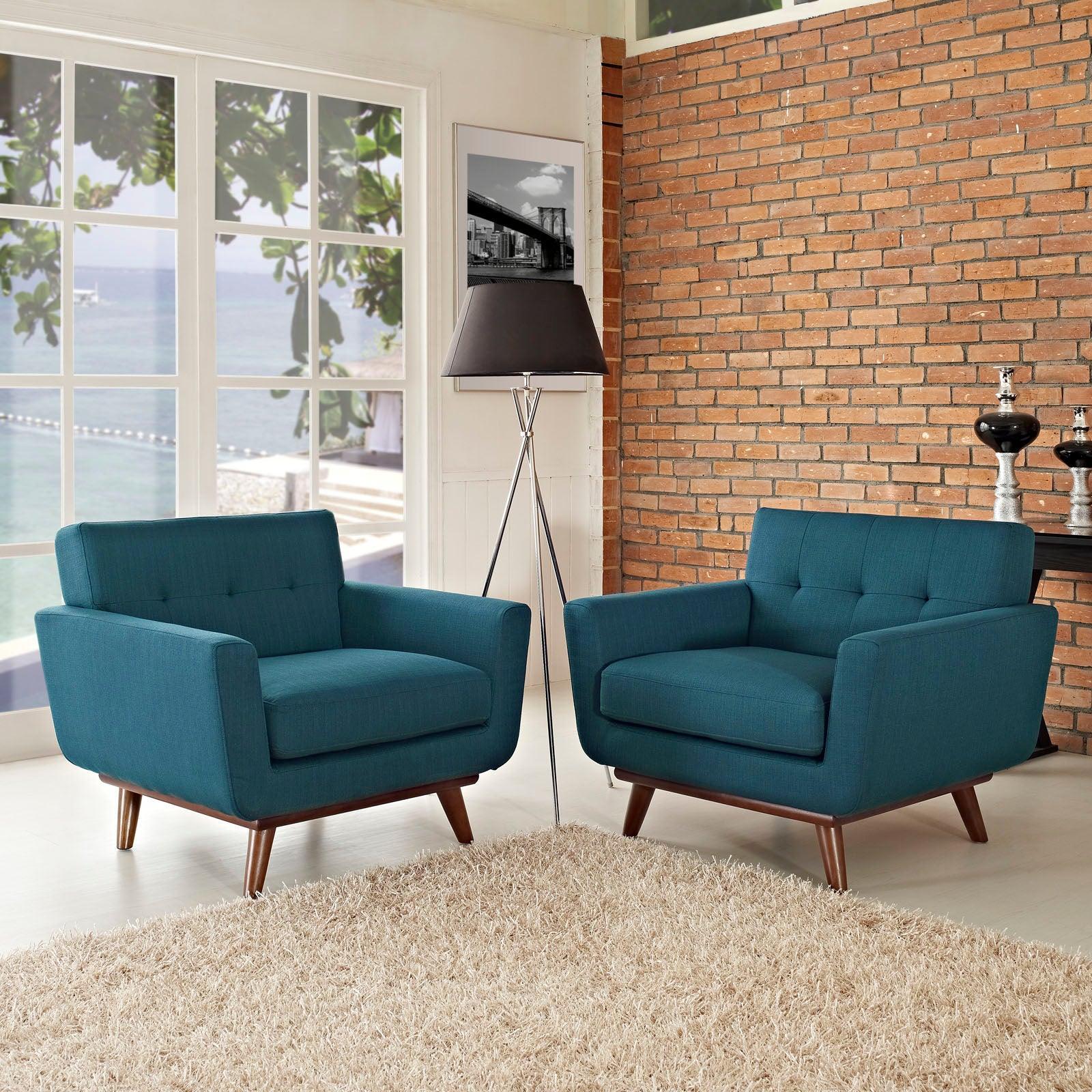 Modway Engage Armchair Wood Set of 2 FredCo