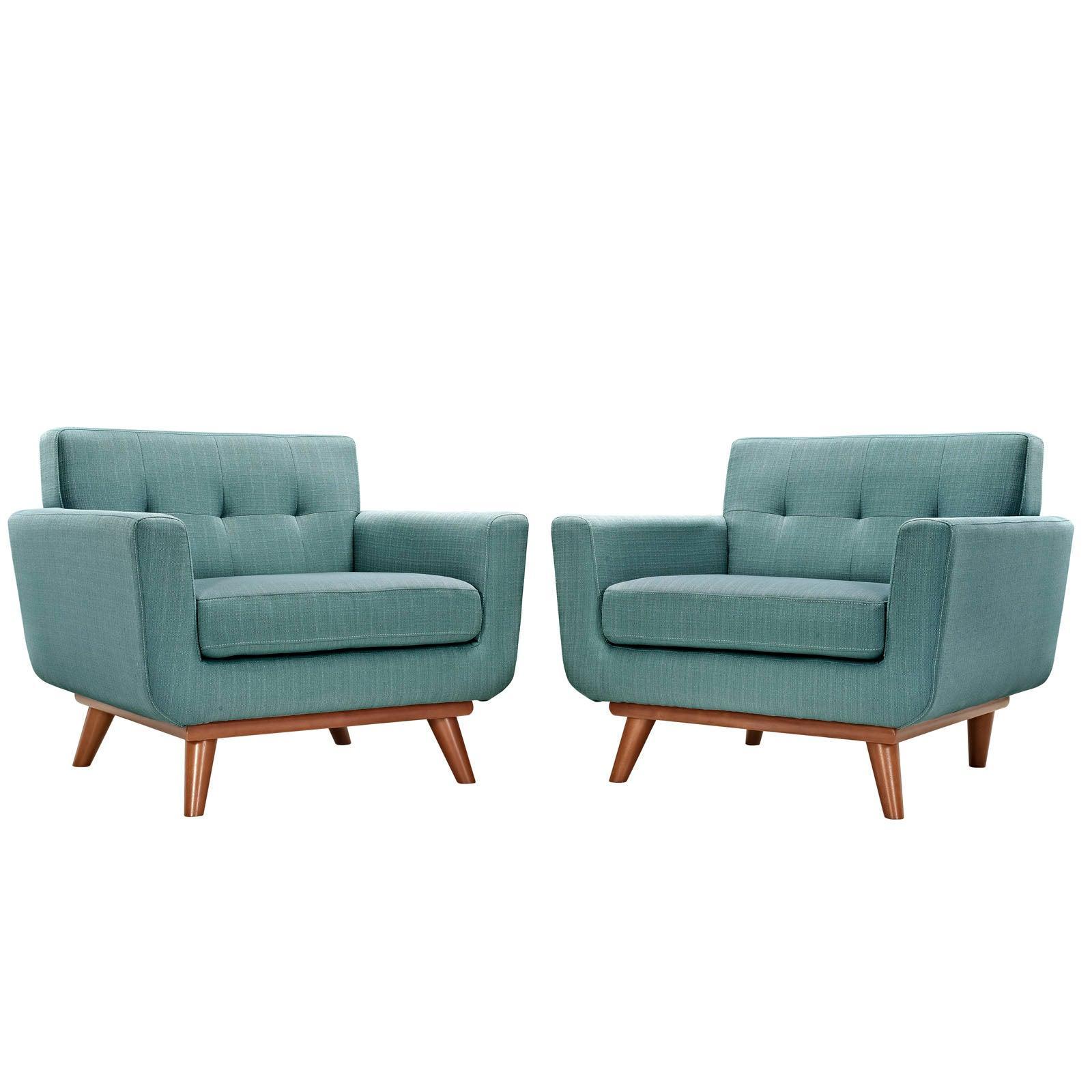 Modway Engage Armchair Wood Set of 2 FredCo