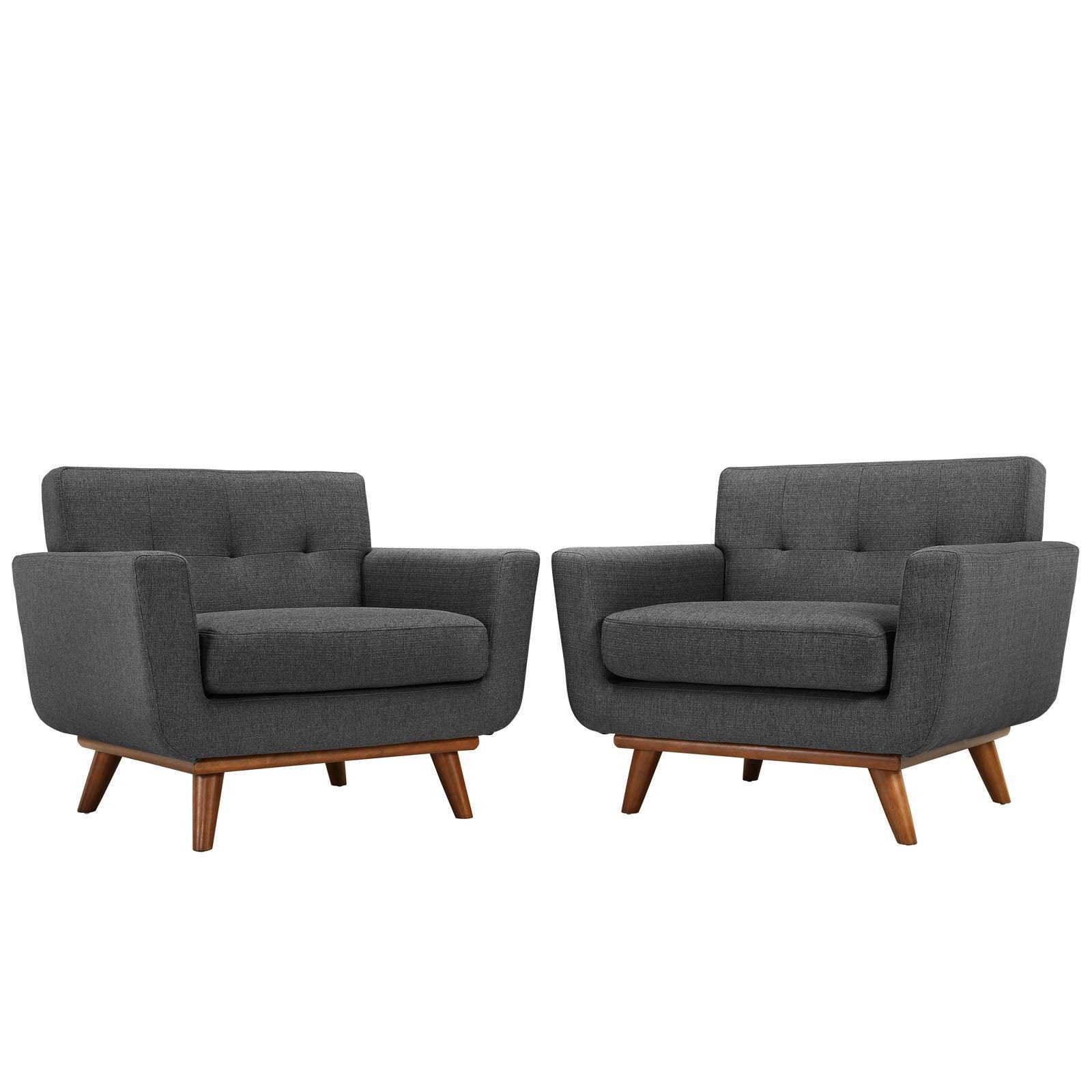 Modway Engage Armchair Wood Set of 2 FredCo